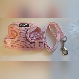 Pink Cat Harness And Leash